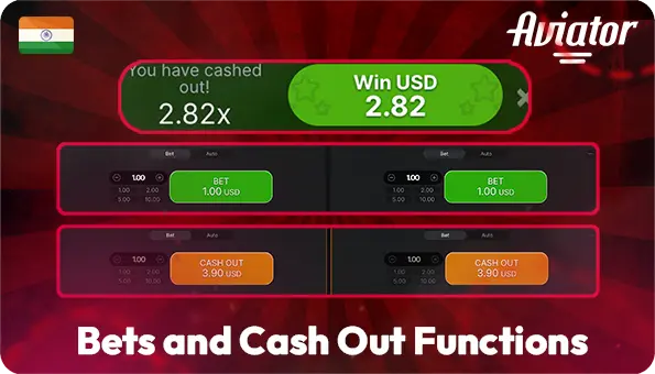 Bets and Cash out Functions